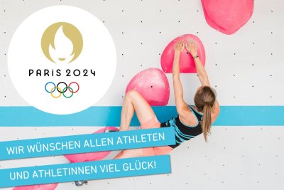Bouldern bei den Olympischen Spielen - Wir wünschen alle Athlet*innen viel Erfolg!